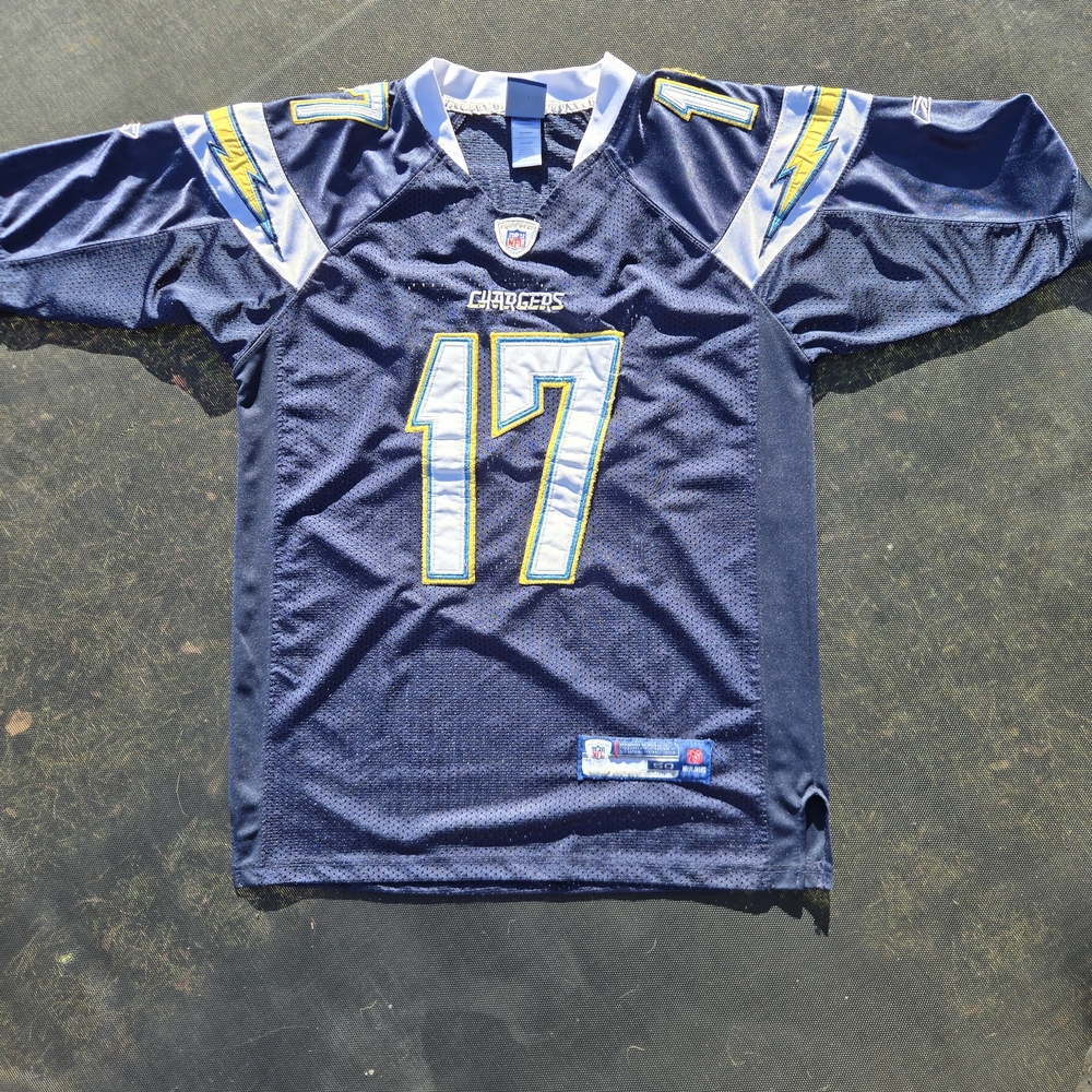NFL Chargers Navy Jersey with Yellow and White Accents